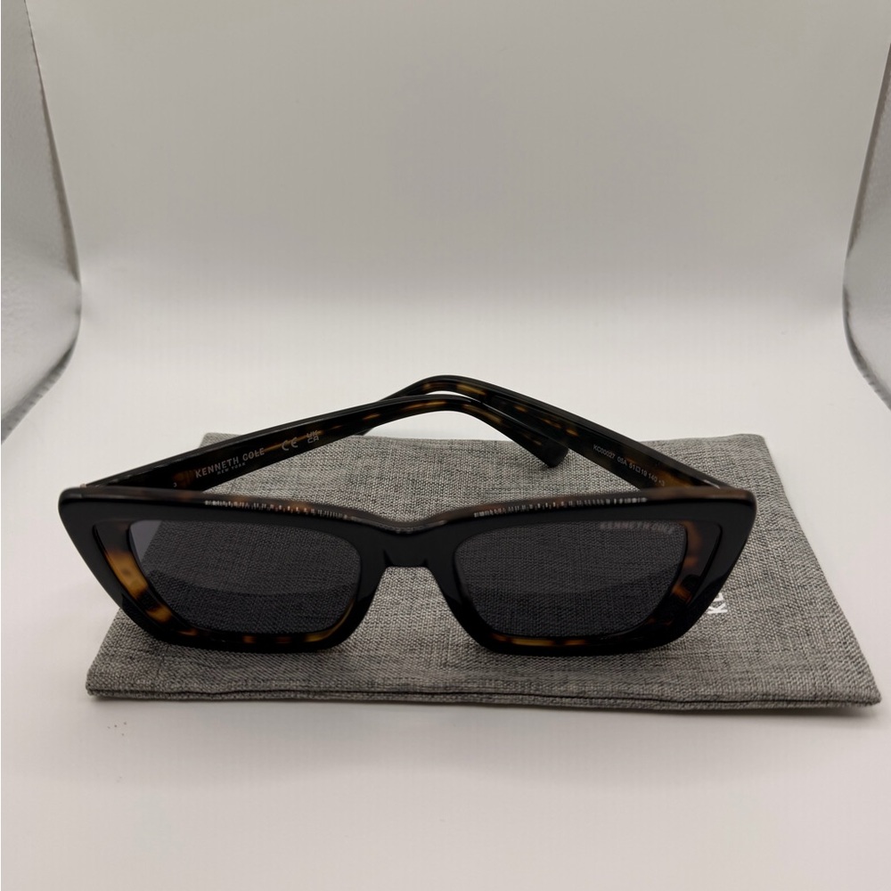 New Kenneth Cole New York KC00027 058A 51 19 140 3 Tortoise Sunglasses - Picture 3 of 8